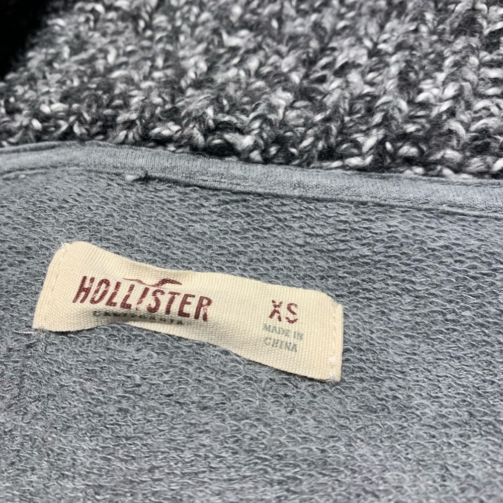 Hollister Zip Front /Button Sweater Jacket - Picture 2 of 7